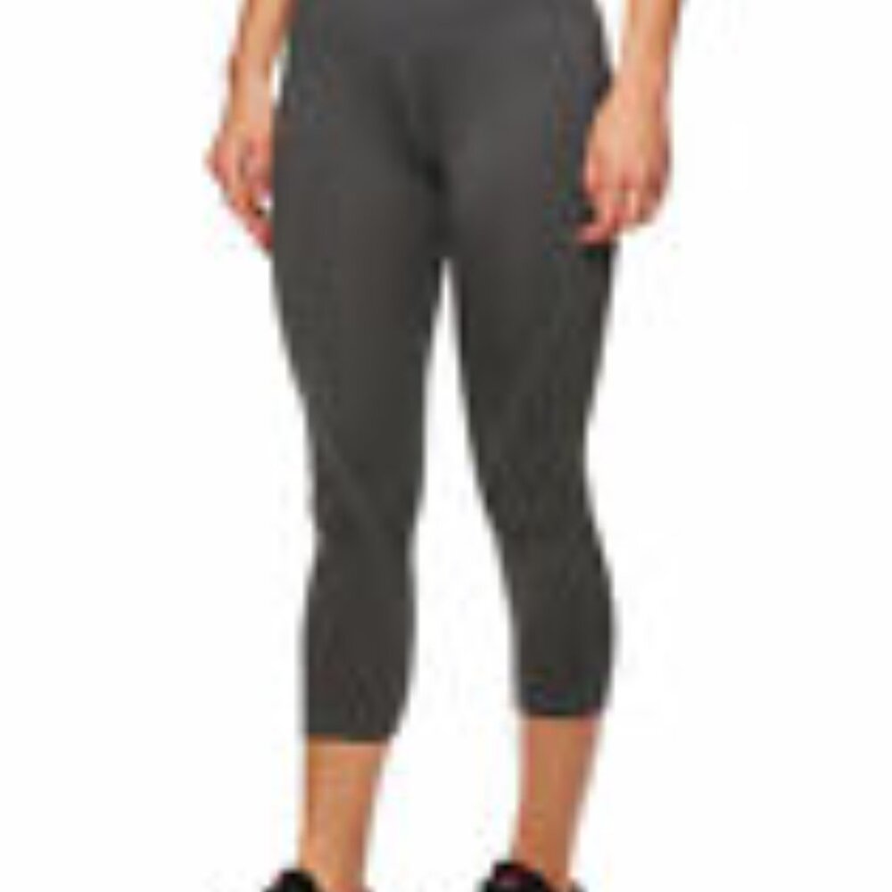 Hteather Grey Reebok Quick Capris Size XL New